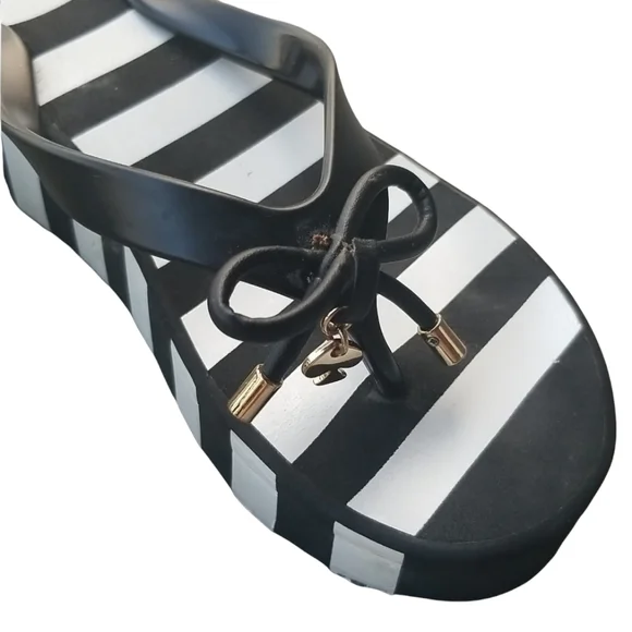 KATE♠️SPADE Flatform Flip Flops - Picture 3 of 9